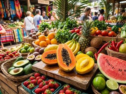 Frutas y verduras frescas